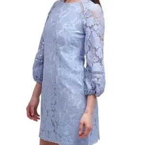 Navy Dress Vince Camuto Blue Lace Dress Vince Camuto Women's Lace A-Line  Dress, Ivory,
